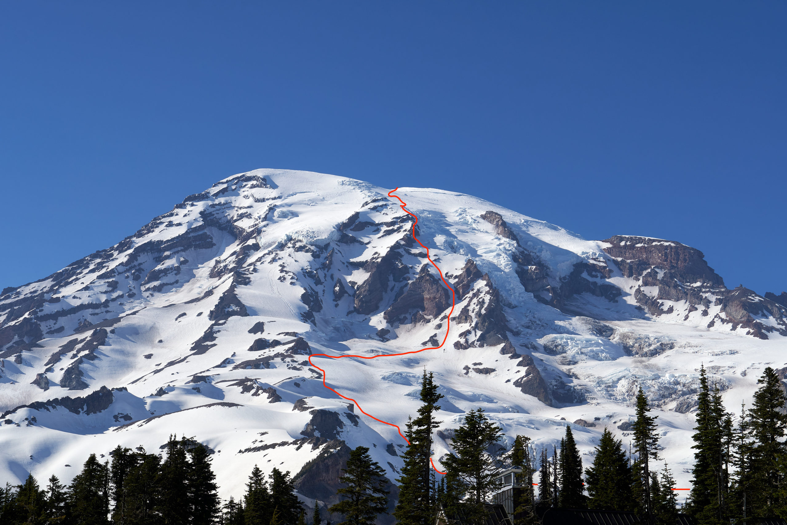 Keystone Stereoview Climbers on Glacier WA of Rare USA 100 Set #76 Rainier Mt 